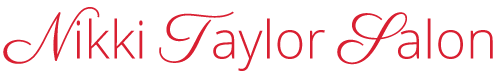 A red and black logo for taylor